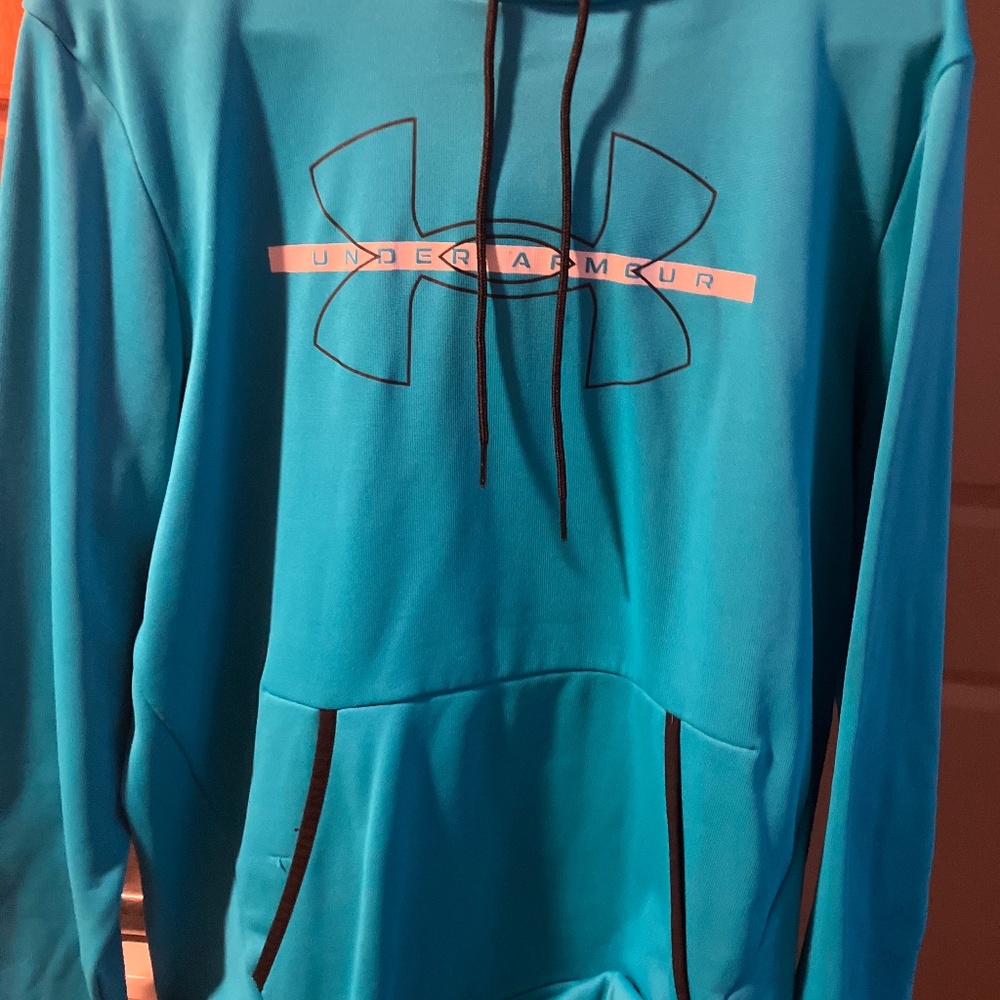 Under Armour Men’s Medium Teal Hoodie